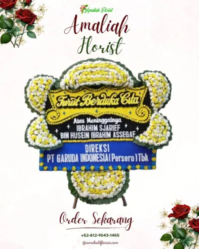 Papan Bunga Duka di Sukonolo