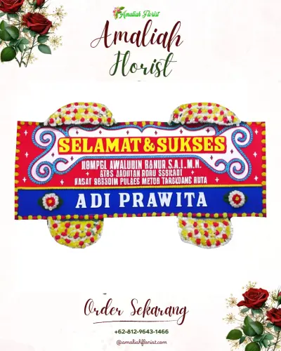 Karangan Bunga Ucapan Selamat di Sukonolo