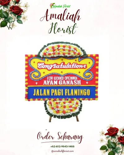 Bunga Papan Congratulation di Sukonolo